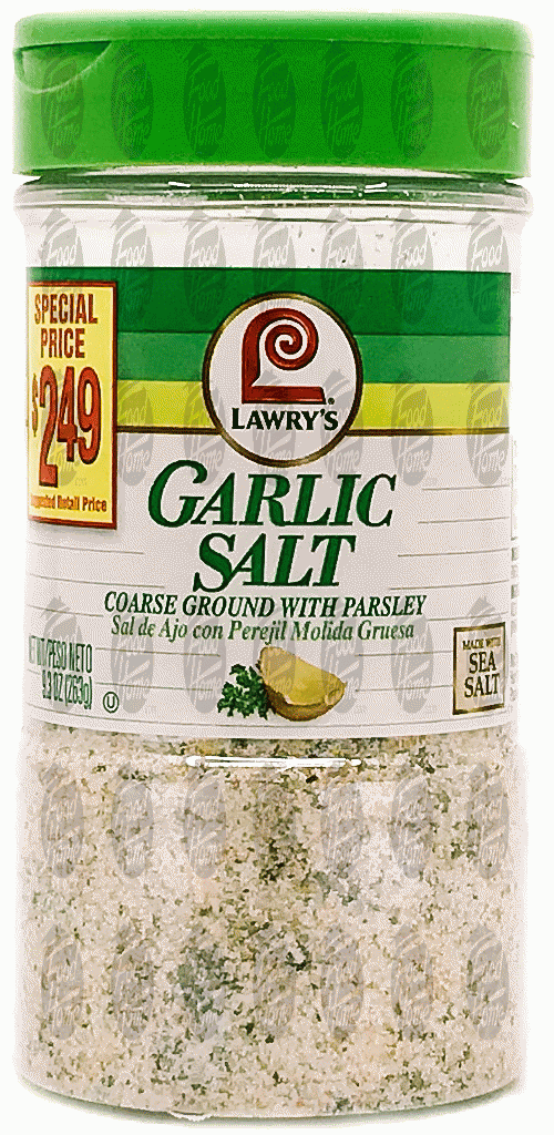 Lawry's  garlic salt coarse ground with parsley Full-Size Picture